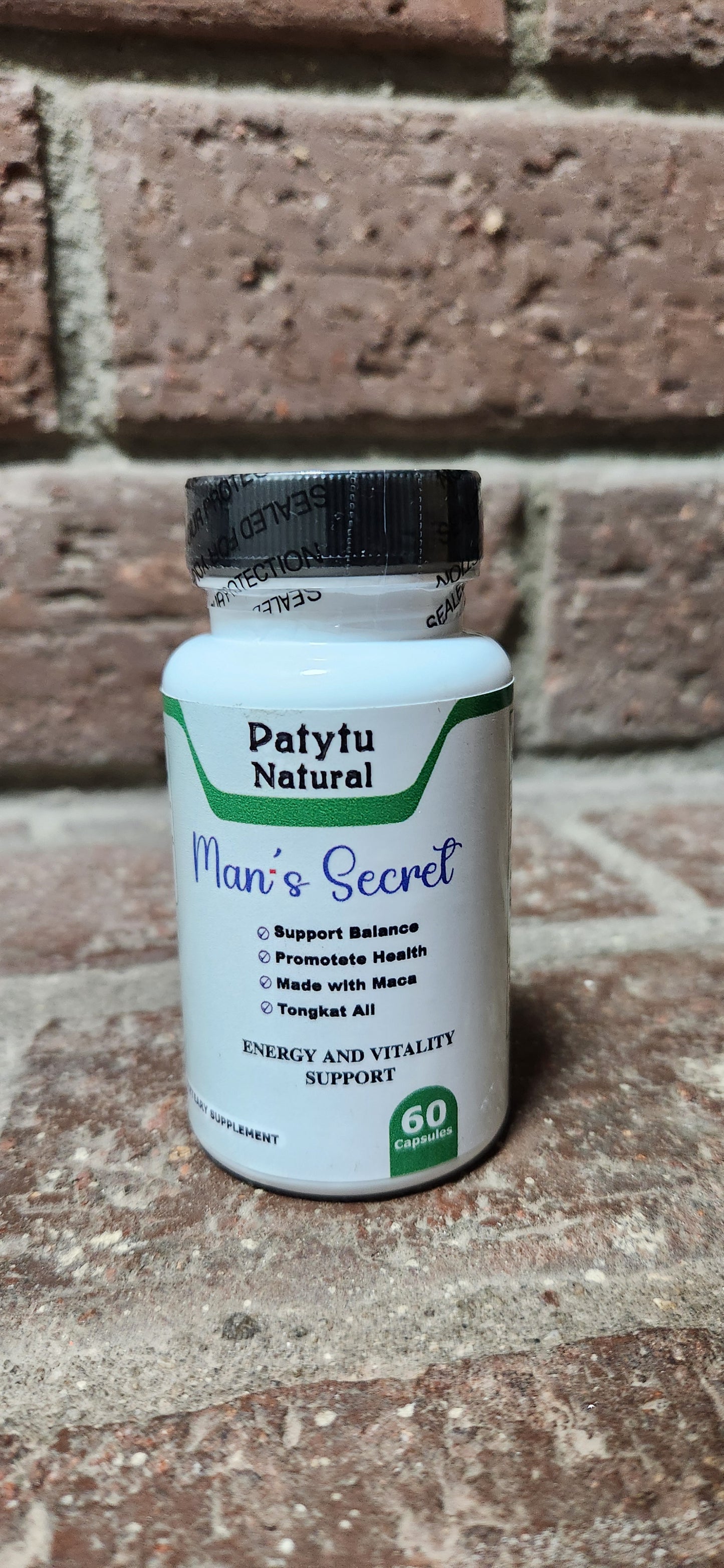 Man's secret